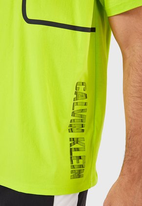 Camiseta Amarillo Neon Calvin Klein