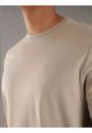 Camiseta Beige De Algodón Con Parche De Goma Calvin Klein de Calvin Klein