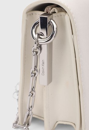 Bolso Manos Libres Calvin Klein Marfil