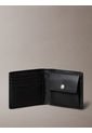 Billetera Negra Plegable Con Estampado En Relieve Calvin Klein de Calvin Klein