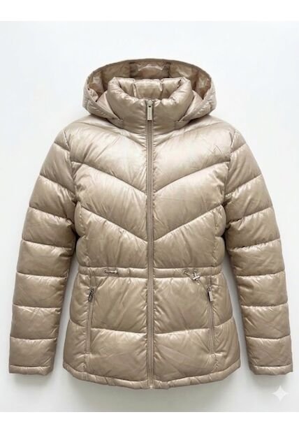 Rompeviento Beige Plegable Con Capota Calvin Klein