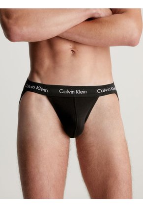 Pack Negro De 3 Suspensorios - Cotton Stretch Calvin Klein