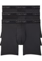 3 Pack De Boxer Negro En Microfibra Calvin Klein de Calvin Klein