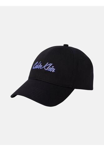 Gorra Negra De Sarga Con Logo Calvin Klein Calvin Klein