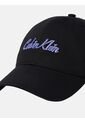 Gorra Negra De Sarga Con Logo Calvin Klein de Calvin Klein