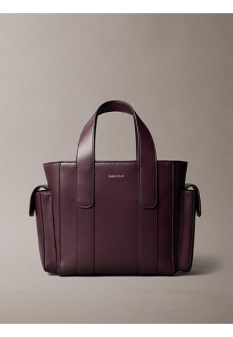 Tote Marrón Bag Pequeño De Jacquard Con Logo Calvin Klein Calvin Klein