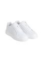 Tenis Blanco Con Suela Gruesa Y Estampado De Monograma En Relieve Calvin Klein de Calvin Klein