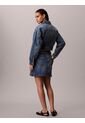 Falda Azul Mini Cruzada Denim Calvin Klein de Calvin Klein