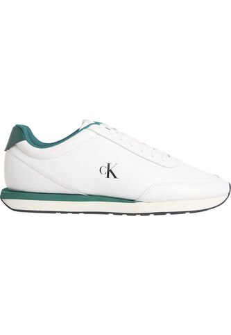Tenis Blanco Retro Runner En Cuero Calvin Klein Calvin Klein