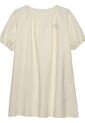 Vestido Blanco De Manga Corta Abullonadas Con Textura Calvin Klein de Calvin Klein