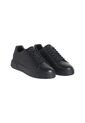Tenis Negro Con Suela Gruesa Y Estampado De Monograma En Relieve Calvin Klein de Calvin Klein