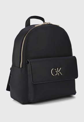 Morral Negro-Dorado Calvin Klein