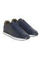 Tenis Azul Oscuro Retro Runner En Cuero Calvin Klein de Calvin Klein