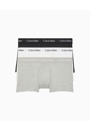 3 Pack Boxer Low Rise Trunk En Algodón Para Hombre Calvin Klein