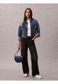 Bolso Azul Saddle Con Monograma Grabado Calvin Klein de Calvin Klein