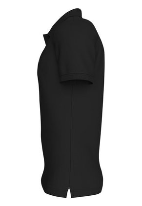 Polo Negra Slim De Algodón Elástico Calvin Klein