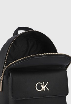 Morral Negro-Dorado Calvin Klein