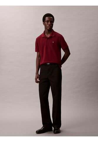Polo Rojo Clásico De Piqué De Algodón Calvin Klein Calvin Klein