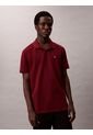 Polo Rojo Clásico De Piqué De Algodón Calvin Klein de Calvin Klein