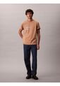 Camiseta Beige Con Logo Estampado En Alineado Derecho Calvin Klein de Calvin Klein