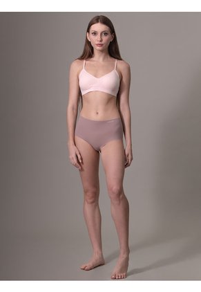 Pantie Rosado Hipster Invisible De Cintura Alta Calvin Klein