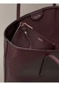 Bolso Café Tote Pequeño Con Logo Monograma Con Bolsito Calvin Klein de Calvin Klein