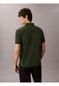 Polo Verde Clásico De Piqué De Algodón Calvin Klein de Calvin Klein