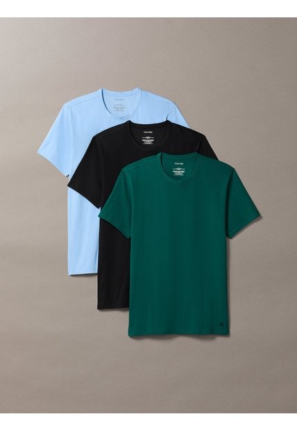 Pack Multicolor De 3 Camisetas - Micro Stretch Calvin Klein