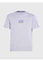 Camiseta Morada De Algodón Orgánico Con Logo Para Hombre Calvin Klein de Calvin Klein