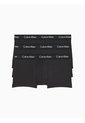 3 Pack De Boxer Negros Low Rise Trunk En Algodón Calvin Klein de Calvin Klein