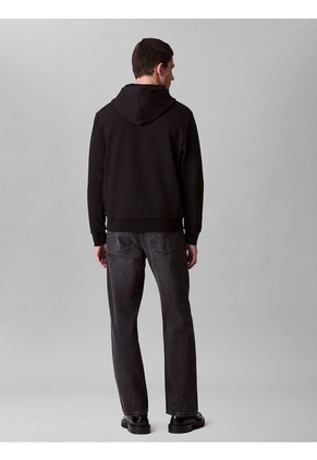 Buzo Negro Con Capota Calvin Klein