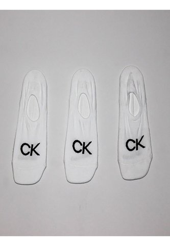 Paquete De 3 Medias Con Logo Mujer Blanco Calvin Klein
