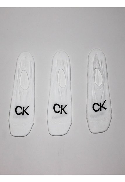 Paquete De 3 Medias Con Logo Mujer Blanco