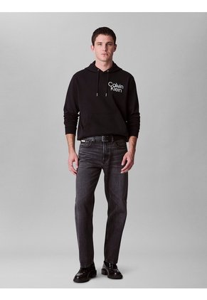 Buzo Negro Con Capota Calvin Klein