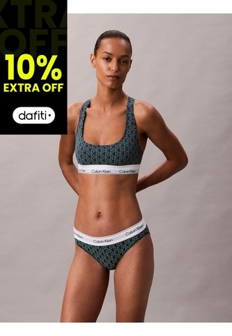 Bralette Verde Sin Forro - Icon Cotton Modal Calvin Klein Calvin Klein