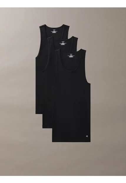 Pack Negro De 3 Camisetas De Tirantes - Cotton Classics Calvin Klein