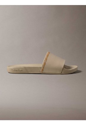 Sandalias Beige Essential Slide Institutional Calvin Klein