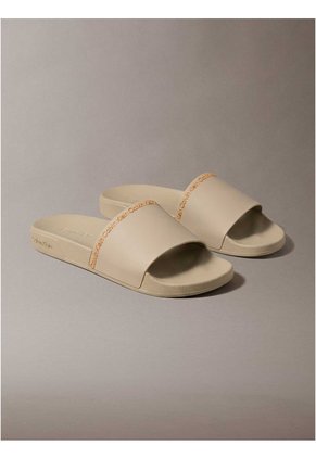 Sandalias Beige Essential Slide Institutional Calvin Klein