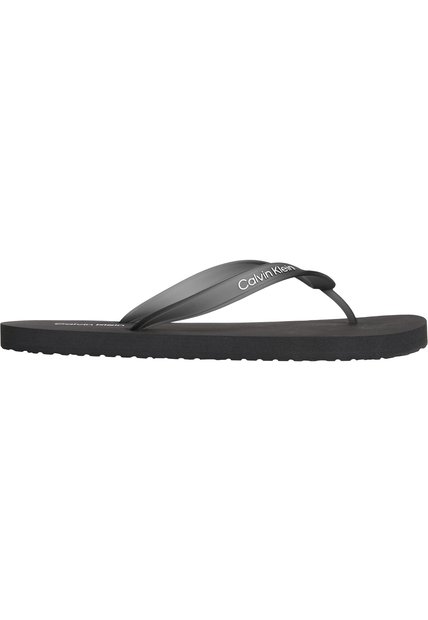 Sandalias Negro Thong Slide De Playa Calvin Klein
