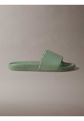 Sandalias Verde Essential Slide Institutional Calvin Klein Calvin Klein