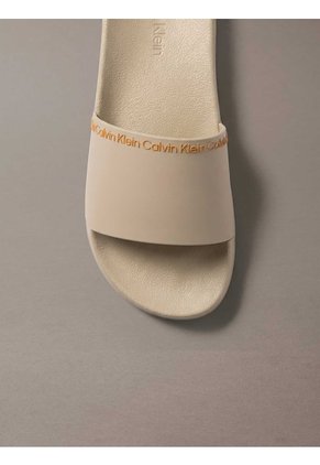 Sandalias Beige Essential Slide Institutional Calvin Klein