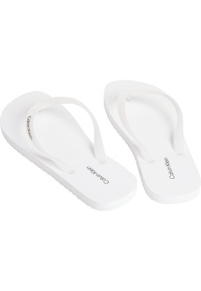 Sandalias Blanco Thong Slide De Playa Calvin Klein