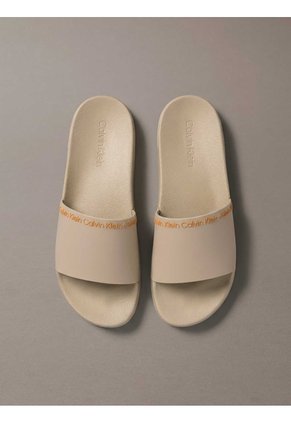 Sandalias Beige Essential Slide Institutional Calvin Klein