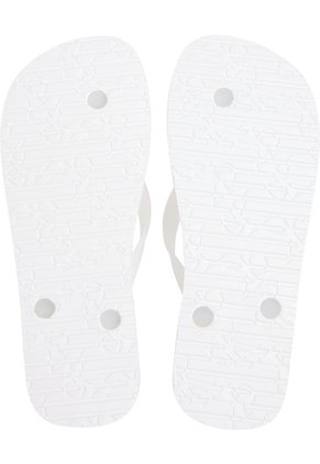 Sandalias Blanco Thong Slide De Playa Calvin Klein
