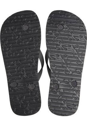 Sandalias Negro Thong Slide De Playa Calvin Klein