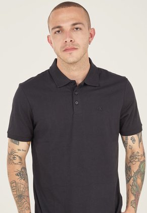 Polo Negro Calvin Klein
