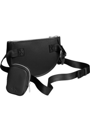 Cangurera Redonda Con Bolsillo Mujer Negro Calvin Klein