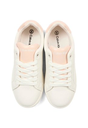 Tenis Blanco Bajos Con Cordones Calvin Klein