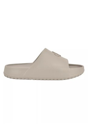 Sandalias Beige Con Monograma En Relieve Calvin Klein