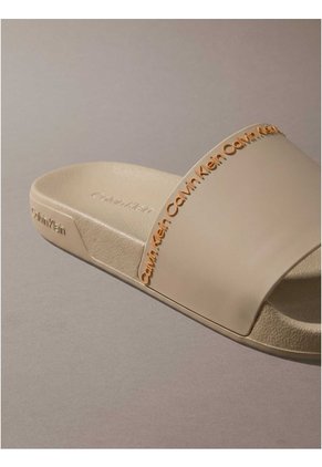 Sandalias Beige Essential Slide Institutional Calvin Klein